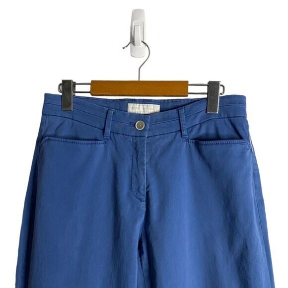 Brax Feel Good Women's Blue Mara Summer Slim Chino Pants - Picture 2 of 9